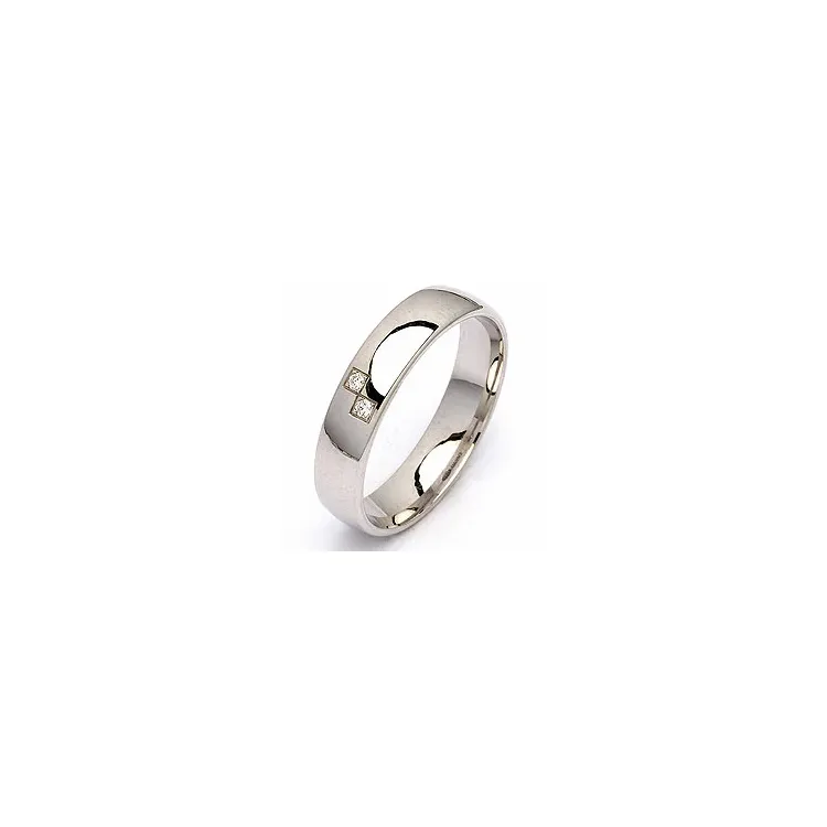 Giftering i sølv 0,020 ct