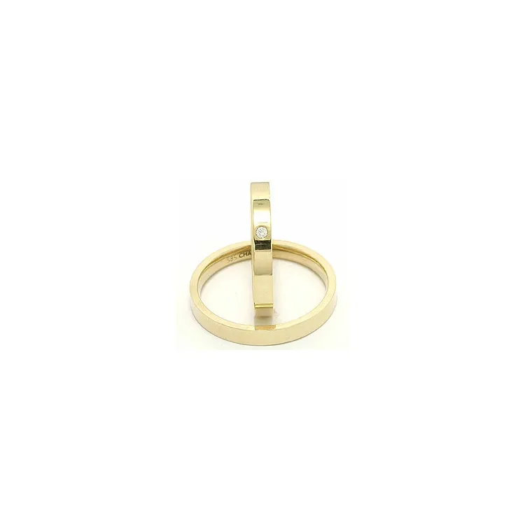 Gifteringer i 9 karat gull 0,02 ct