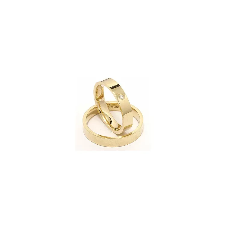 Gifteringer i 9 karat gull 0,02 ct