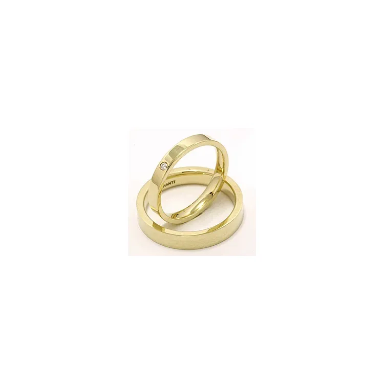 Gifteringer i 9 karat gull 0,02 ct