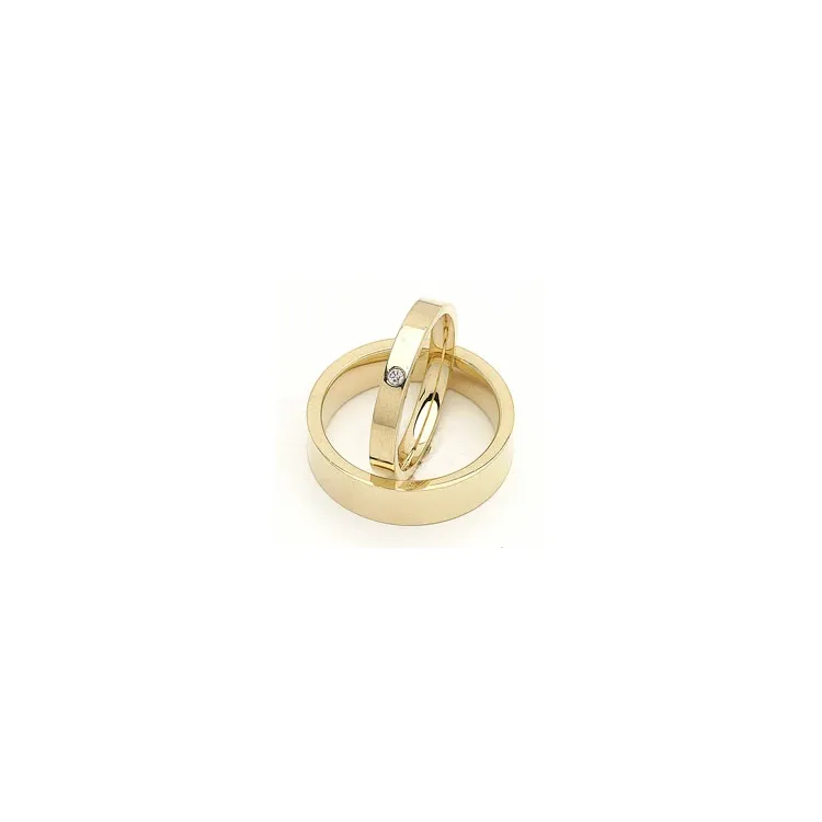 Gifteringer i 9 karat gull 0,02 ct