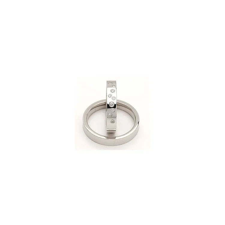 Gifteringer i sølv 0,126 ct