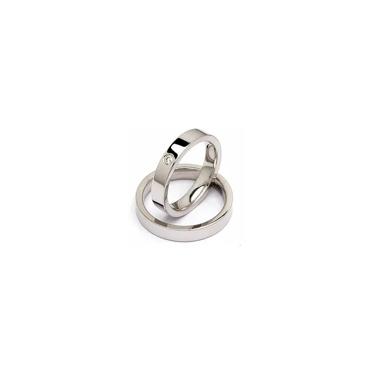 Gifteringer i sølv 0,05 ct