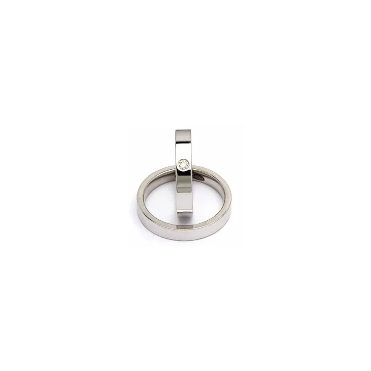 Gifteringer i sølv 0,05 ct