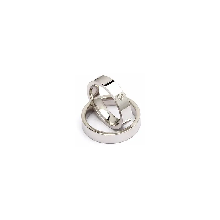 Gifteringer i sølv 0,05 ct