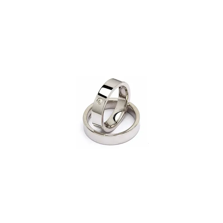 Gifteringer i sølv 0,05 ct