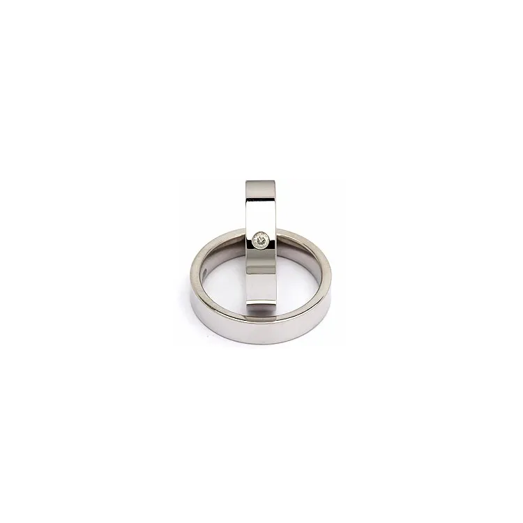 Gifteringer i sølv 0,05 ct