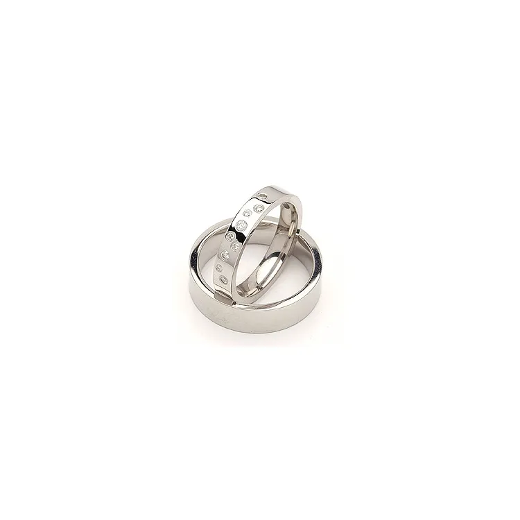 Gifteringer i sølv 0,126 ct
