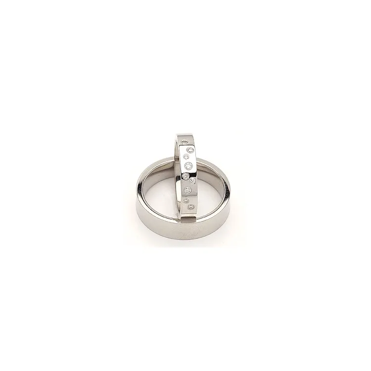 Gifteringer i sølv 0,126 ct