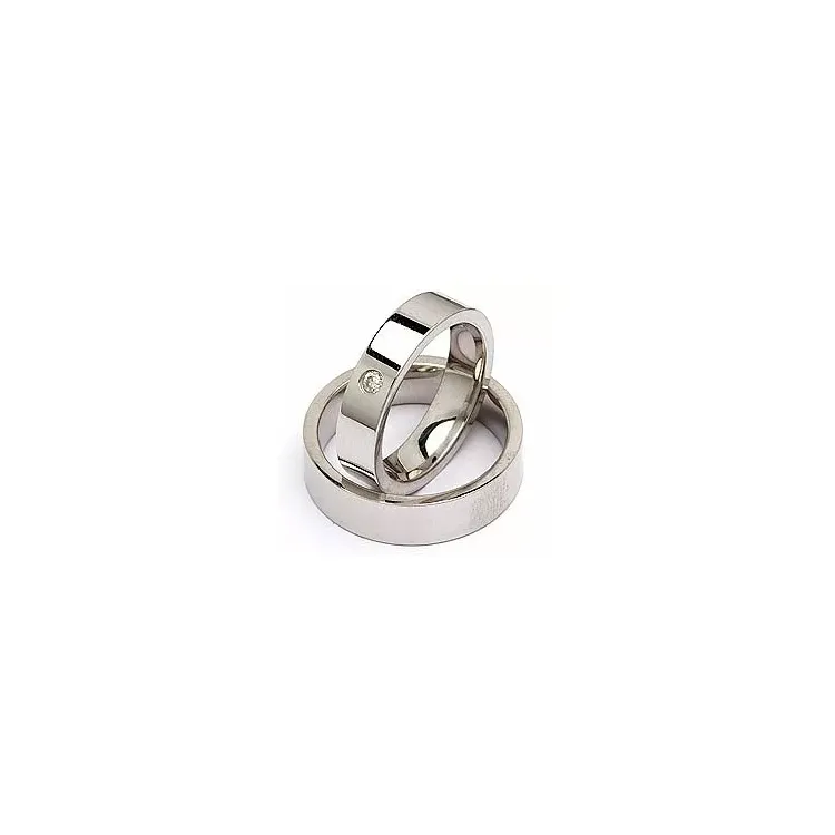 Gifteringer i sølv 0,05 ct