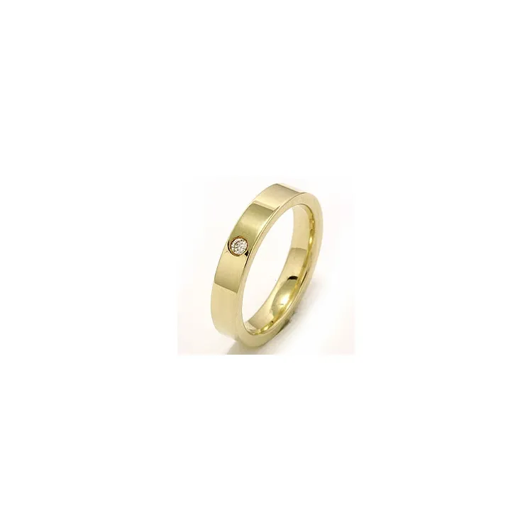 Giftering i 9 karat gull 0,05 ct