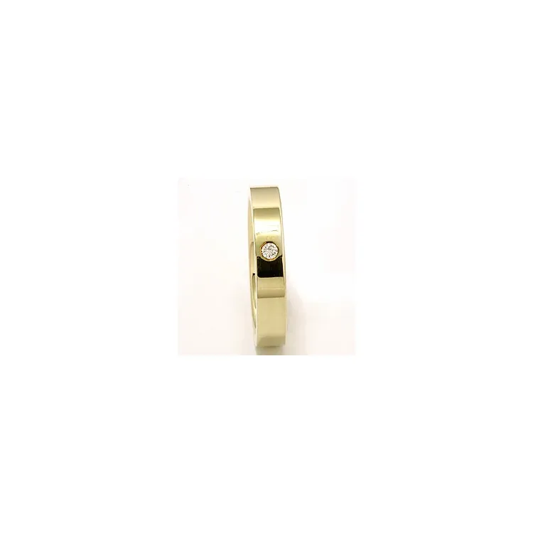 Giftering i 9 karat gull 0,05 ct