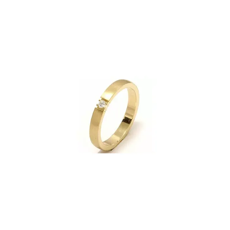 alliansering i 14 karat gull 1 x 0,05 ct