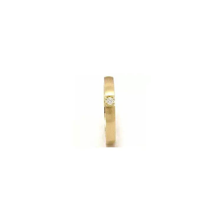 alliansering i 14 karat gull 1 x 0,05 ct