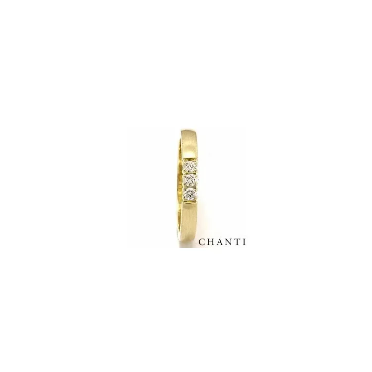 alliansering i 14 karat gull 0,05 ct