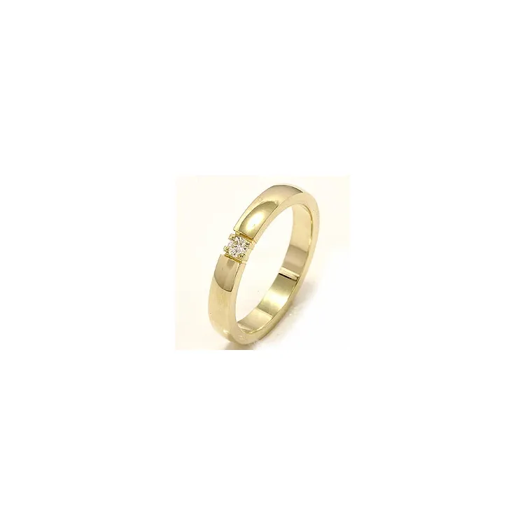 alliansering i 14 karat gull 1 x 0,07 ct