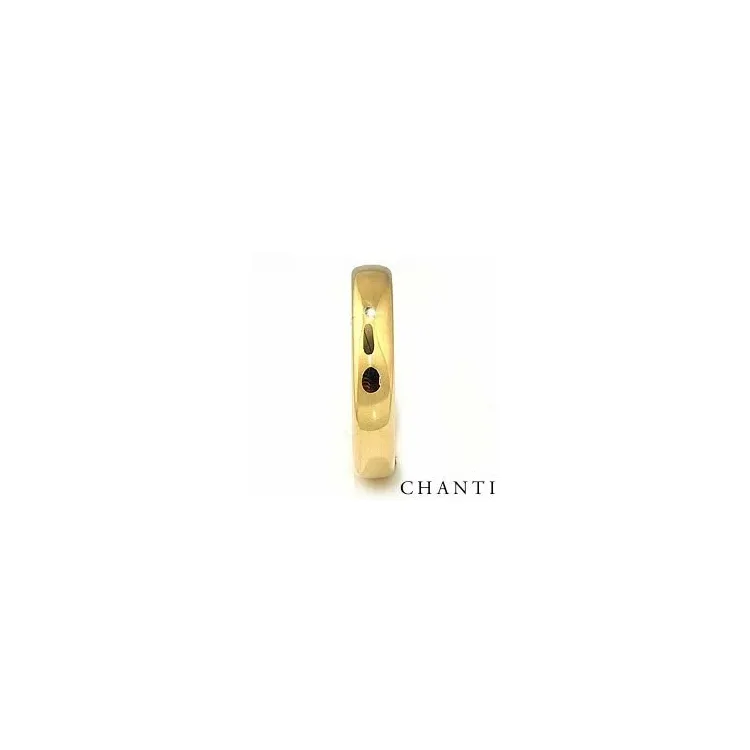 Elegant giftering i 14 karat gull