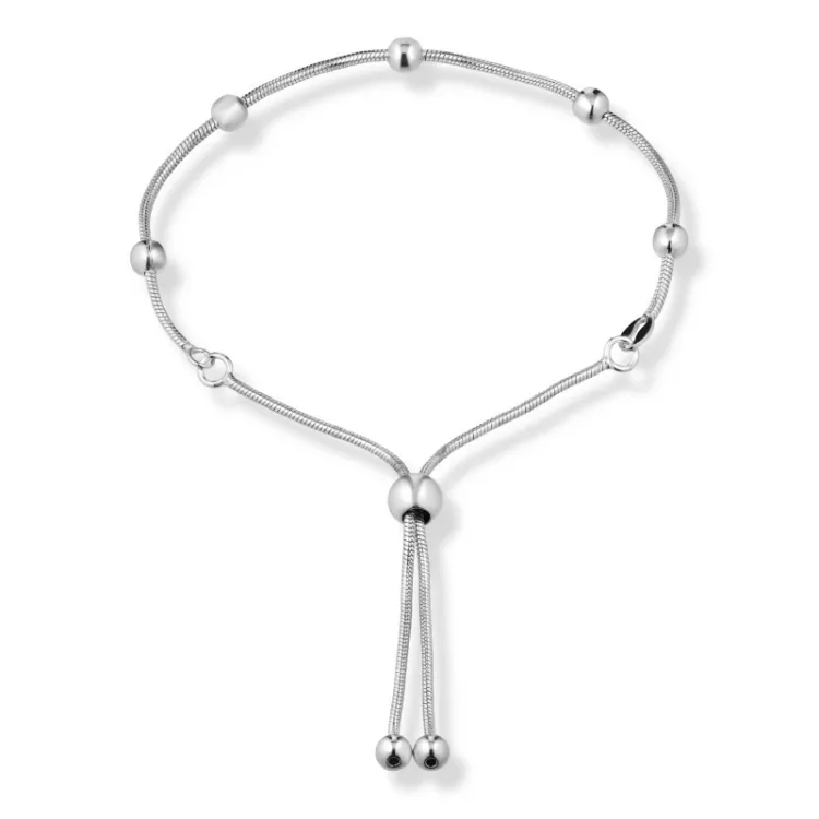 kulekjedearmbånd i sølv  x 4,1 mm