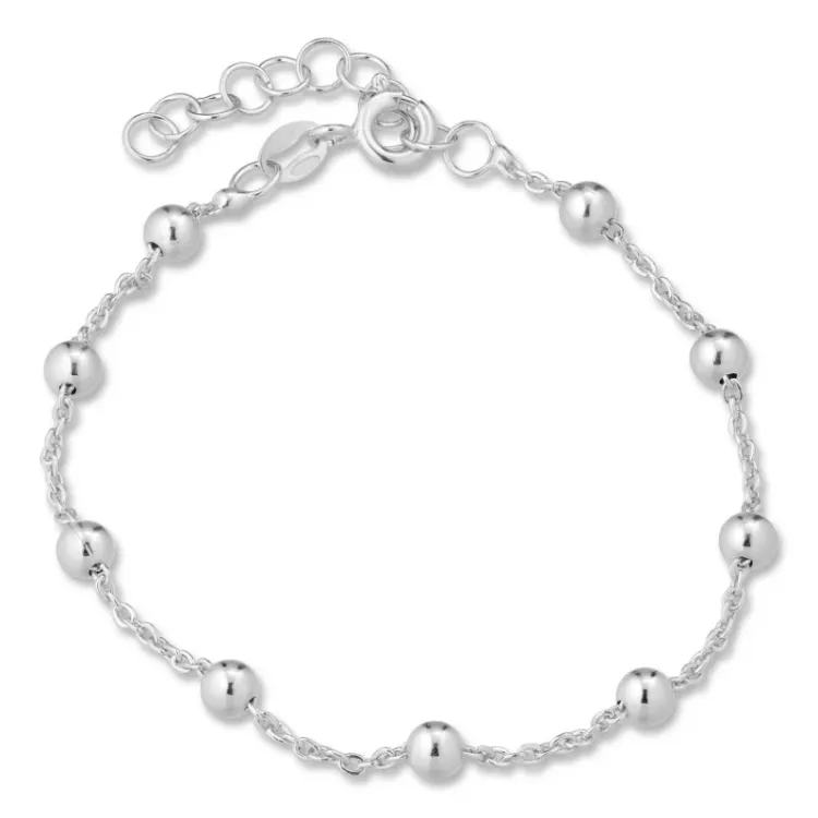 kulekjedearmbånd i sølv  x 4,0 mm 