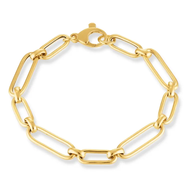 armbånd i forgylt sølv  x 6,3 mm