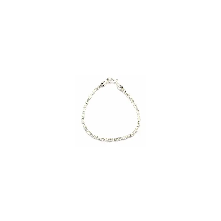 Vridd armbånd i sølv  x 1,1 mm