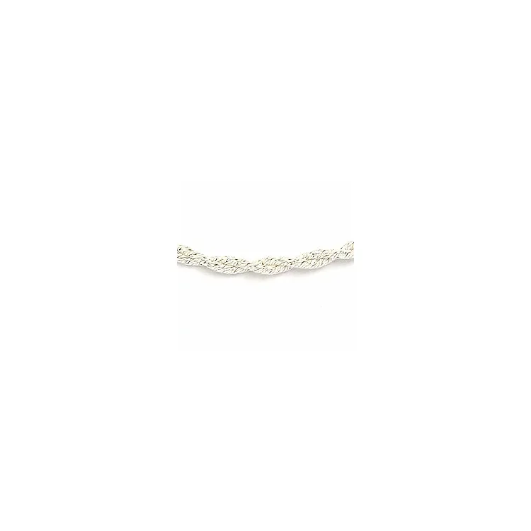 Vridd armbånd i sølv  x 1,1 mm