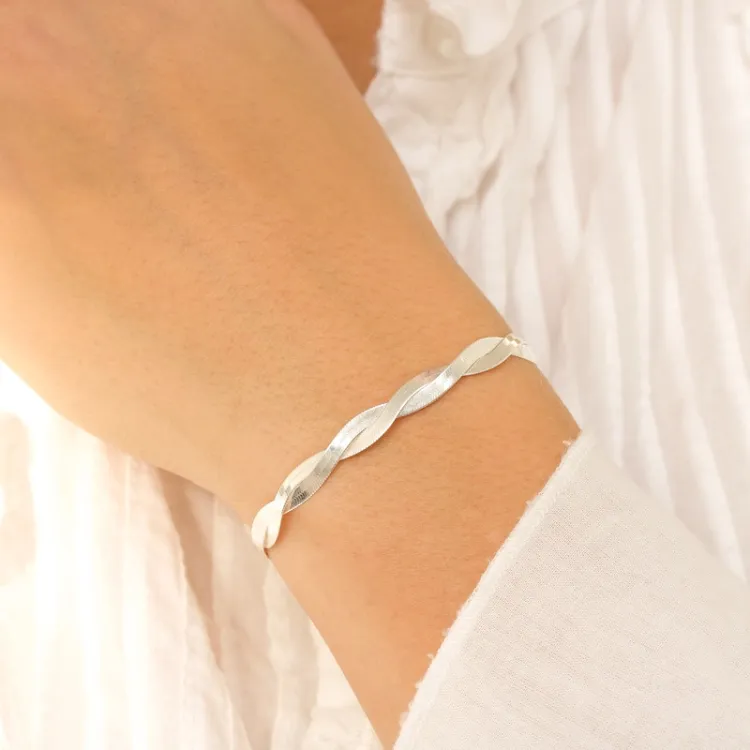 armbånd i sølv  x 5,4 mm 