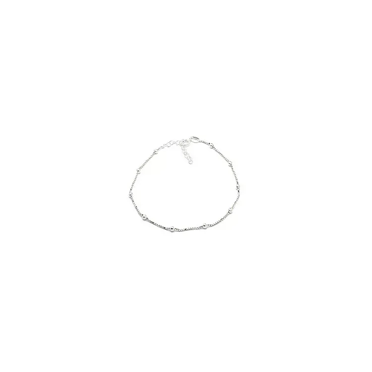 Ankelkjede i sølv  x 1,0 mm