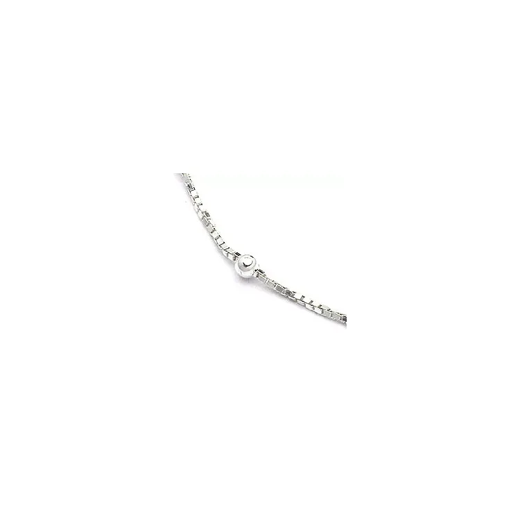 Ankelkjede i sølv  x 1,0 mm