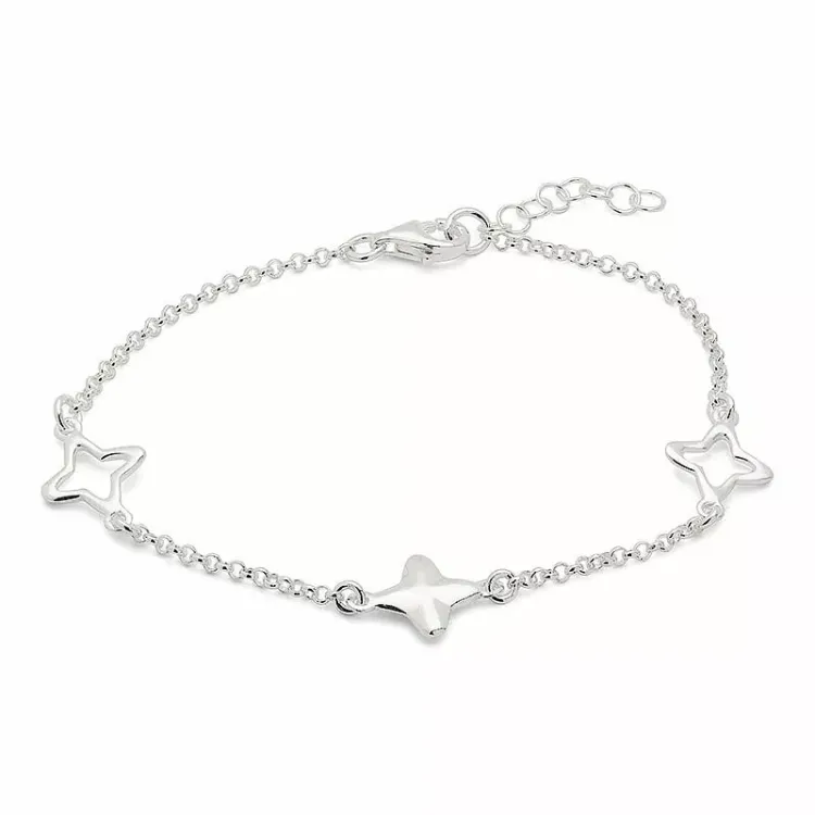 Elegant armbånd i sølv