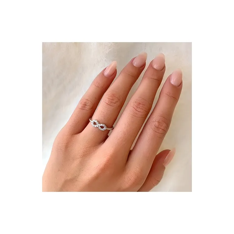 Infinity ring i sølv