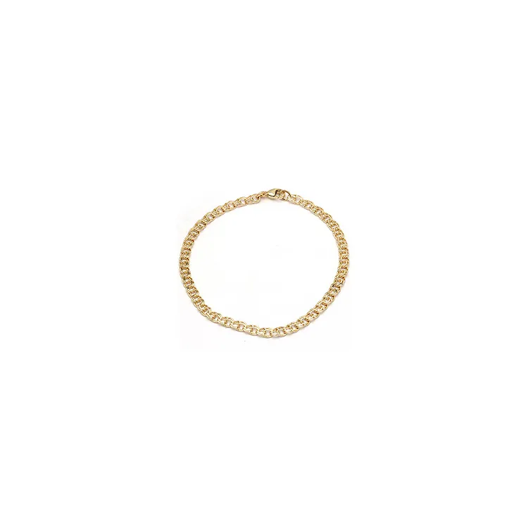 BNH Bismark armbånd i 14 karat gull 17 cm x 3,5 mm