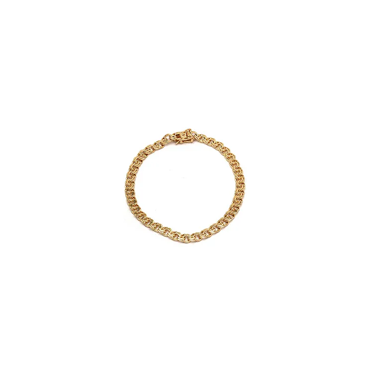 BNH Bismark armbånd i 14 karat gull 17 cm x 6,1 mm
