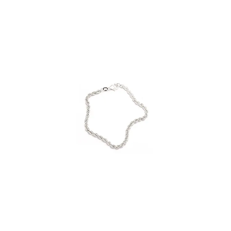 BNH cordel armbånd i sølv 17 cm x 3,2 mm