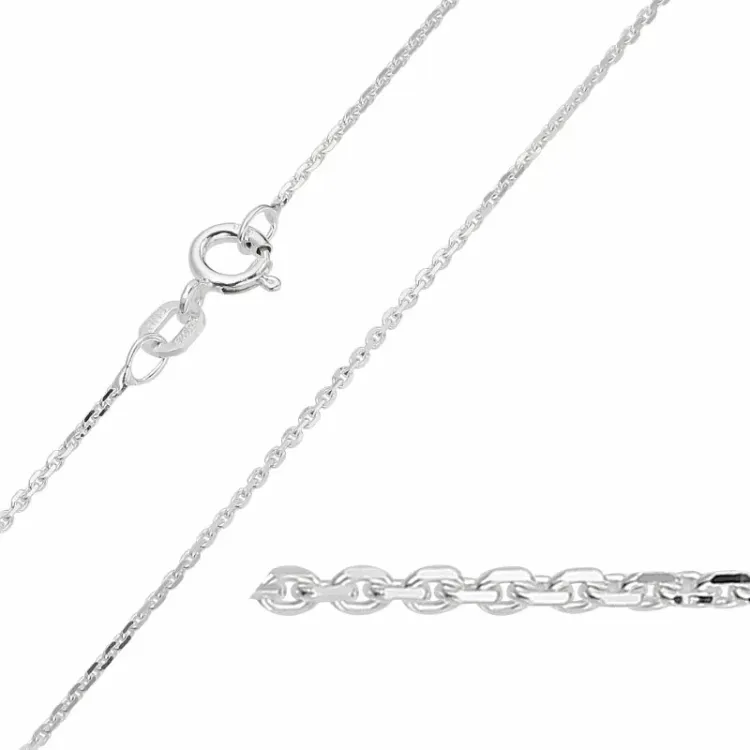 BNH Anker facet armbånd i sølv 21 cm x 1,1 mm