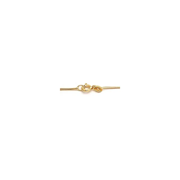 BNH slangehalskjede i 14 karat gull 42 cm x 1,0 mm
