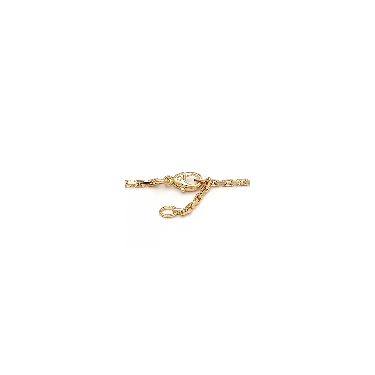 Enkel BNH ankelkjede i 14 karat gull 24-26 cm x 2,0 mm