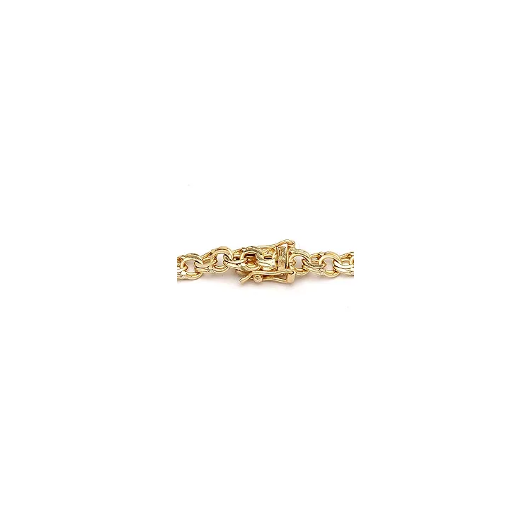 BNH Bismark armbånd i 14 karat gull 18,5 cm x 4,5 mm