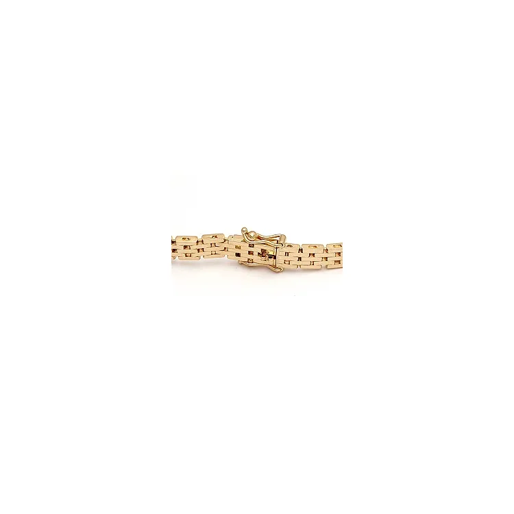 BNH Murstensarmbånd i 14 karat gull 18,5 cm x 5,0 mm