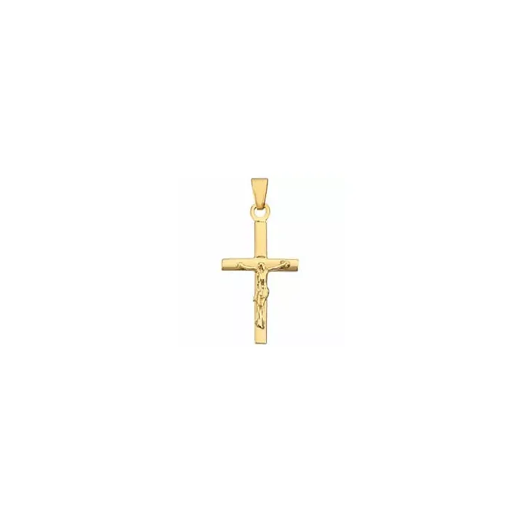Jesus BNH kors i 8 karat - Amoré