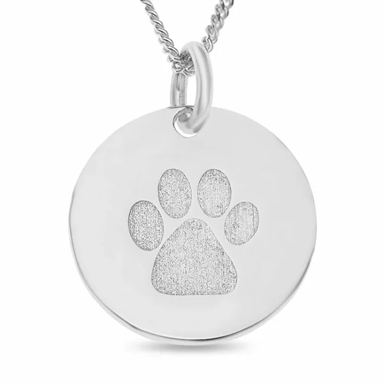 dogtag Navnehalskjede med anheng i sølv - My Letter