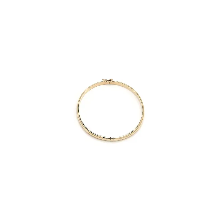 4 mm BNH armring i 14 karat gull
