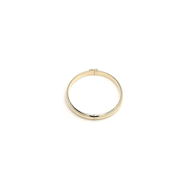 6 mm BNH armring i 14 karat gull
