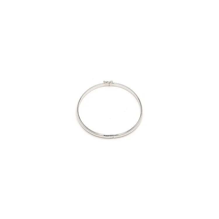 BNH armring i 14 karat hvitt gull