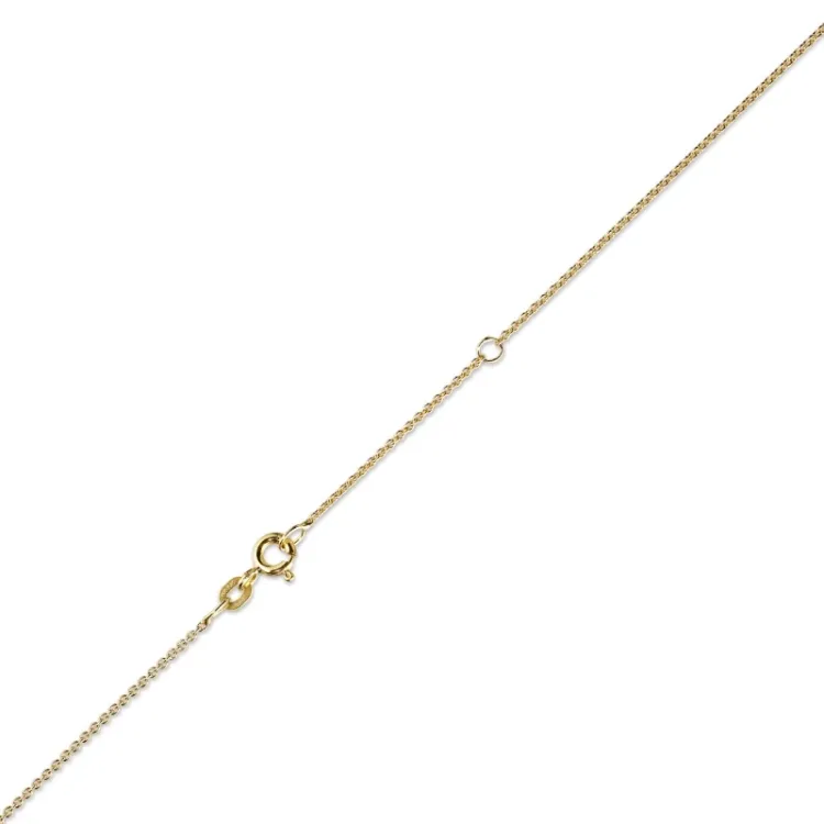 BNH Anker rund halskjede i 8 karat 42 - 45 cm x 1,2 mm