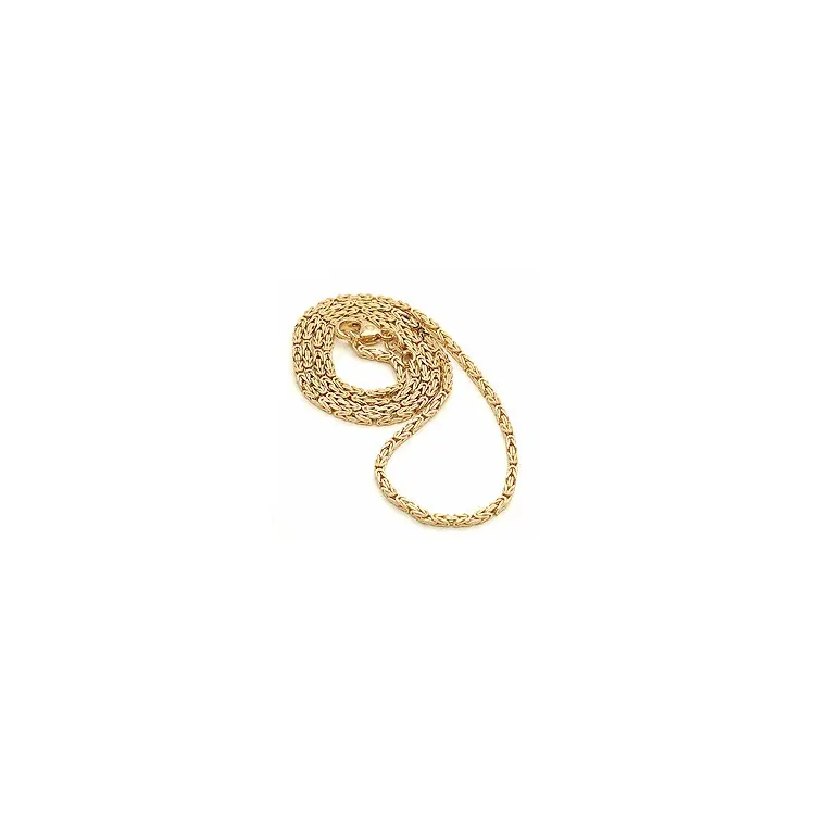 kongehalskjede i 8 karat 70 cm x 2,8 mm