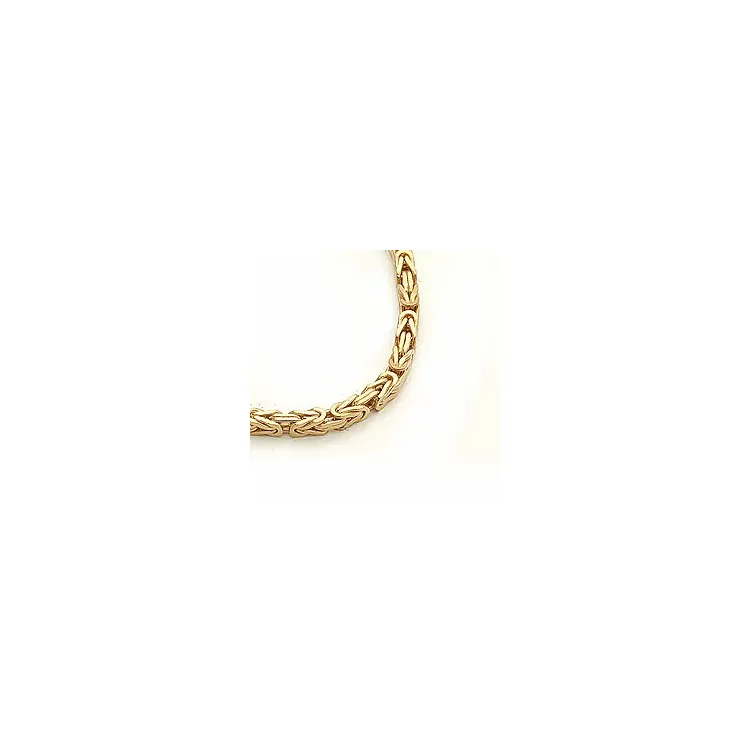 kongehalskjede i 8 karat 70 cm x 2,8 mm