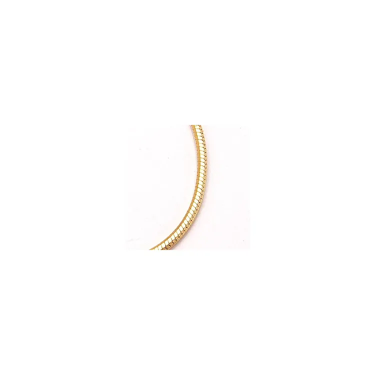 BNH slangehalskjede i 14 karat gull 42 cm x 1,2 mm