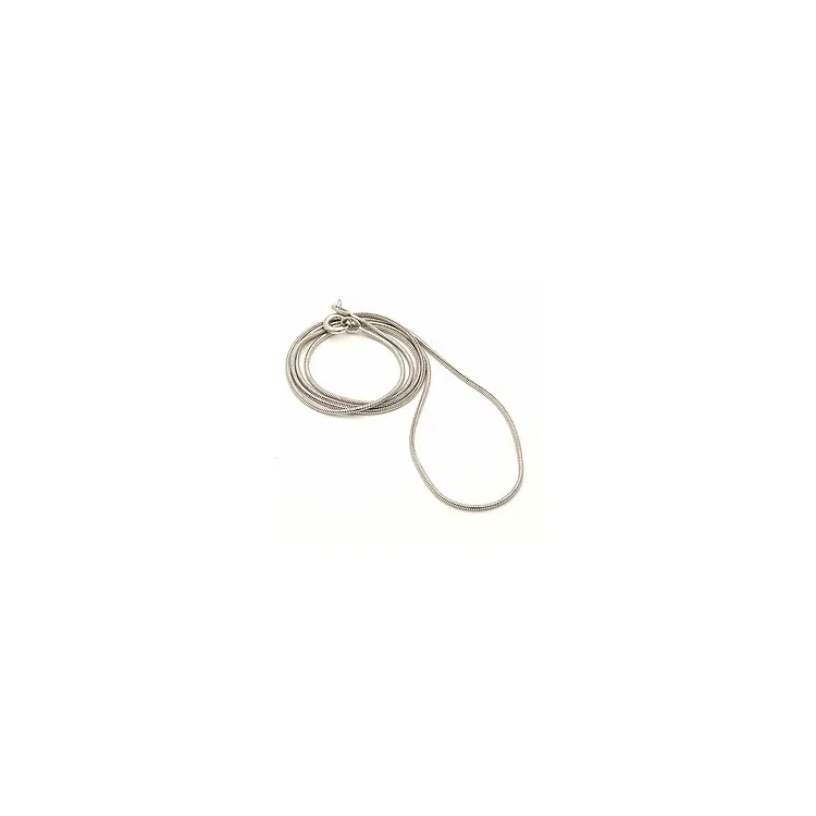 slangehalskjede i 14 karat hvitt gull 45 cm x 1,6 mm