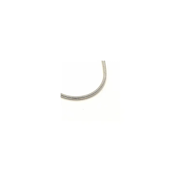 slangehalskjede i 14 karat hvitt gull 45 cm x 1,6 mm